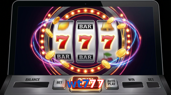 Main screen of Wt777 slots page for PK players